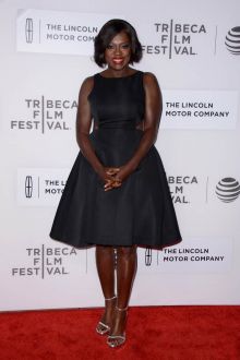 viola davis black princess dress custody premiere 2016 tribeca film festival