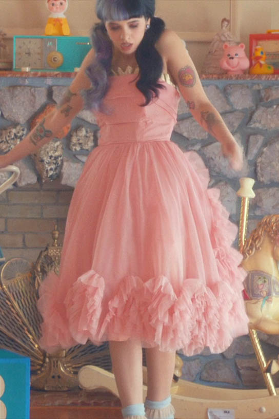 Melanie Martinez Pink Knee Length Sweet 16 Celebrity Dress in Pity ...